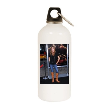 Shannon Elizabeth White Water Bottle With Carabiner