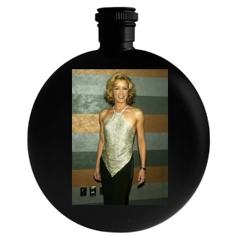 Felicity Huffman Round Flask