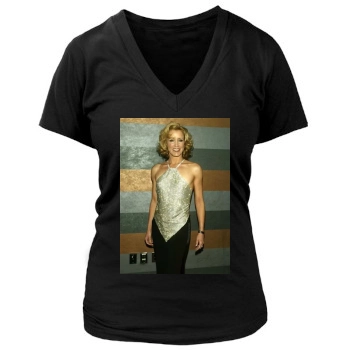 Felicity Huffman Women's Deep V-Neck TShirt