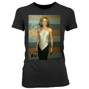 Felicity Huffman Women's Junior Cut Crewneck T-Shirt