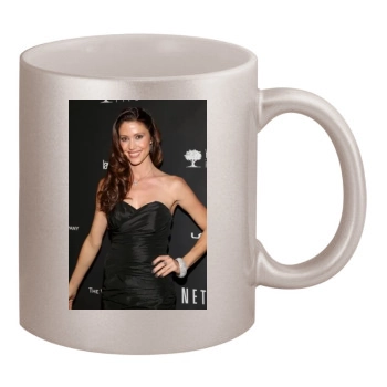 Shannon Elizabeth 11oz Metallic Silver Mug