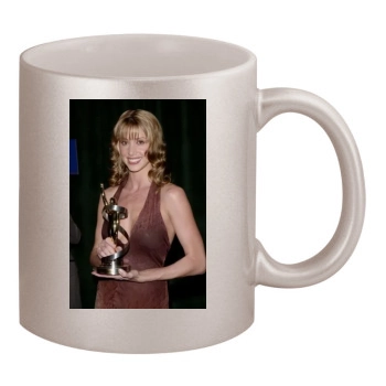 Shannon Elizabeth 11oz Metallic Silver Mug