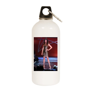 Shannon Elizabeth White Water Bottle With Carabiner