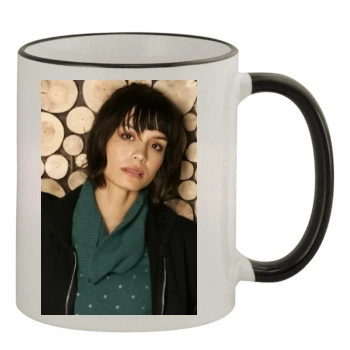 Shannyn Sossamon 11oz Colored Rim & Handle Mug