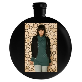 Shannyn Sossamon Round Flask