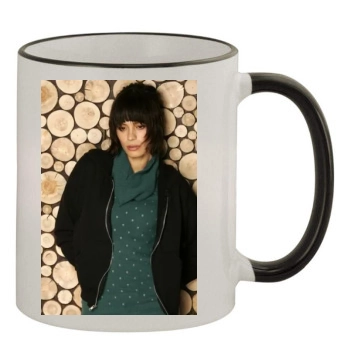 Shannyn Sossamon 11oz Colored Rim & Handle Mug