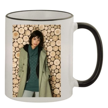 Shannyn Sossamon 11oz Colored Rim & Handle Mug