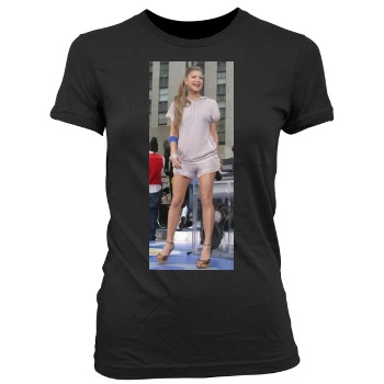 Fergie Women's Junior Cut Crewneck T-Shirt