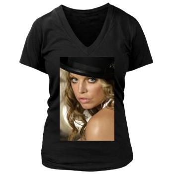 Fergie Women's Deep V-Neck TShirt