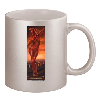 Fernanda Tavares 11oz Metallic Silver Mug