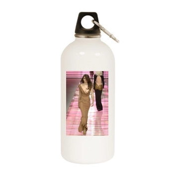 Fernanda Tavares White Water Bottle With Carabiner