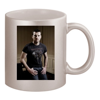 Sam Worthington 11oz Metallic Silver Mug