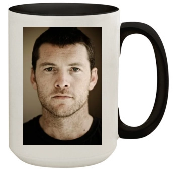 Sam Worthington 15oz Colored Inner & Handle Mug