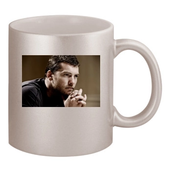 Sam Worthington 11oz Metallic Silver Mug