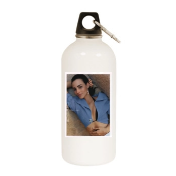 Fernanda Tavares White Water Bottle With Carabiner