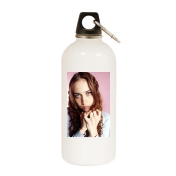 Fiona Apple White Water Bottle With Carabiner