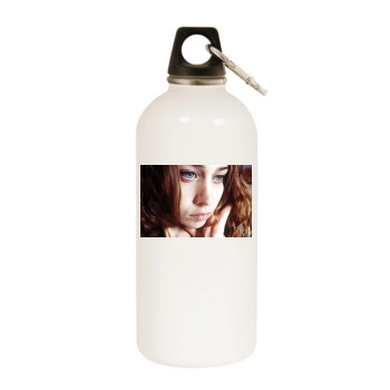 Fiona Apple White Water Bottle With Carabiner