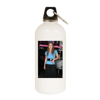 Fiona Apple White Water Bottle With Carabiner