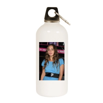 Fiona Apple White Water Bottle With Carabiner