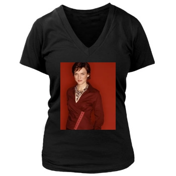 Fiona Bruce Women's Deep V-Neck TShirt