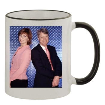 Fiona Bruce 11oz Colored Rim & Handle Mug