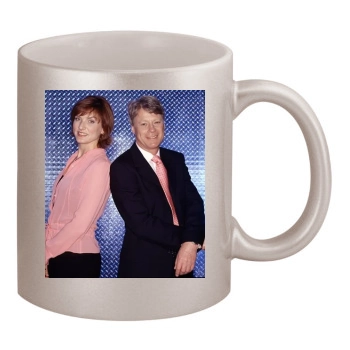 Fiona Bruce 11oz Metallic Silver Mug