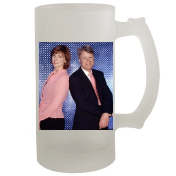 Fiona Bruce 16oz Frosted Beer Stein