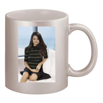 Selena Gomez 11oz Metallic Silver Mug