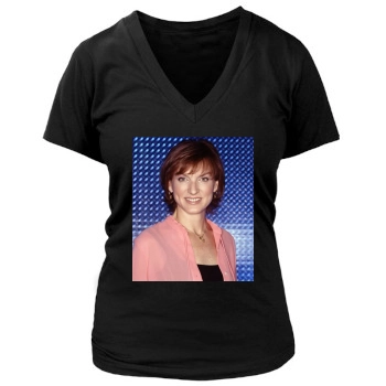 Fiona Bruce Women's Deep V-Neck TShirt