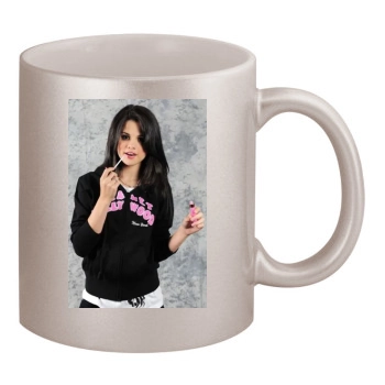 Selena Gomez 11oz Metallic Silver Mug