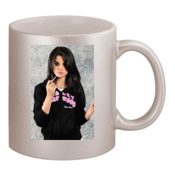 Selena Gomez 11oz Metallic Silver Mug