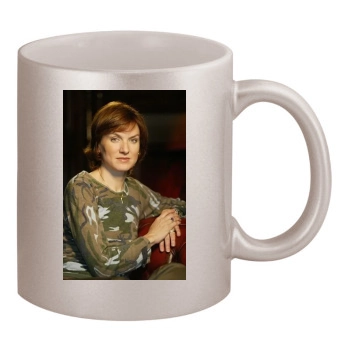 Fiona Bruce 11oz Metallic Silver Mug