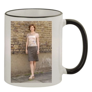 Fiona Bruce 11oz Colored Rim & Handle Mug