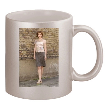 Fiona Bruce 11oz Metallic Silver Mug