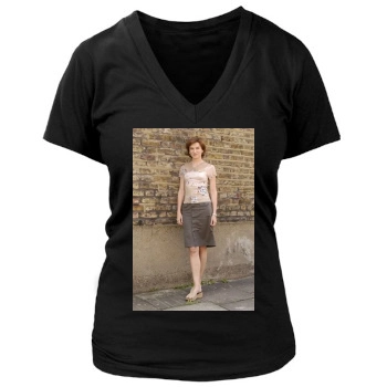 Fiona Bruce Women's Deep V-Neck TShirt