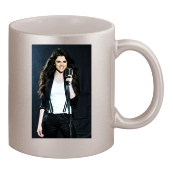 Selena Gomez 11oz Metallic Silver Mug