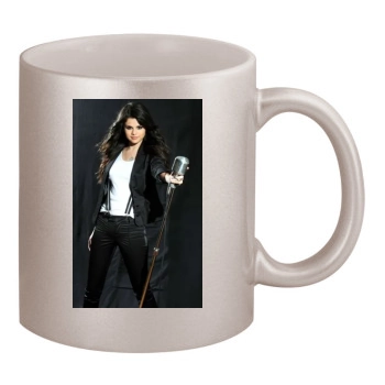 Selena Gomez 11oz Metallic Silver Mug