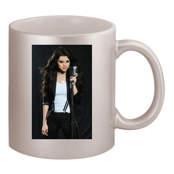 Selena Gomez 11oz Metallic Silver Mug