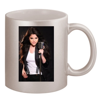 Selena Gomez 11oz Metallic Silver Mug