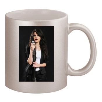 Selena Gomez 11oz Metallic Silver Mug