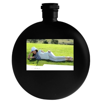 Selena Gomez Round Flask