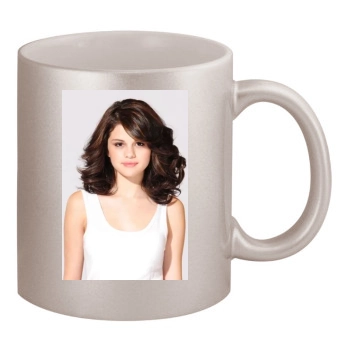 Selena Gomez 11oz Metallic Silver Mug