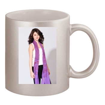 Selena Gomez 11oz Metallic Silver Mug