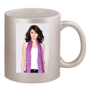 Selena Gomez 11oz Metallic Silver Mug