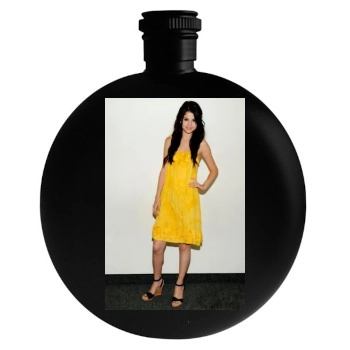 Selena Gomez Round Flask