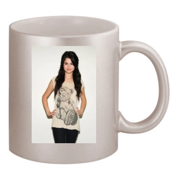 Selena Gomez 11oz Metallic Silver Mug