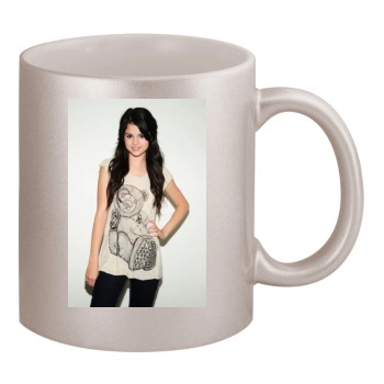 Selena Gomez 11oz Metallic Silver Mug