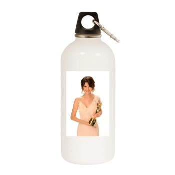 Selena Gomez White Water Bottle With Carabiner