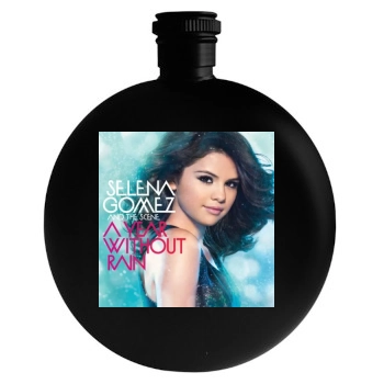 Selena Gomez Round Flask