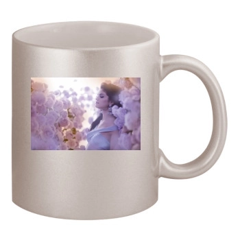 Selena Gomez 11oz Metallic Silver Mug